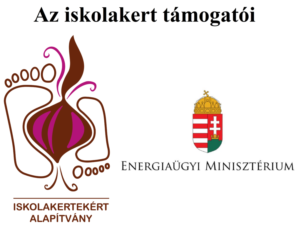 Az iskolakert támogatói